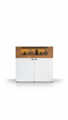 Commode armoire en chêne Vitrine Commodes vitrine garde-robe de designer