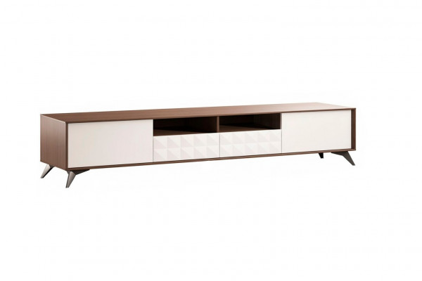 Meuble TV Buffet Meuble TV Mural Laqué Meuble TV Basse LED Cabinet de Base Cabinet TV