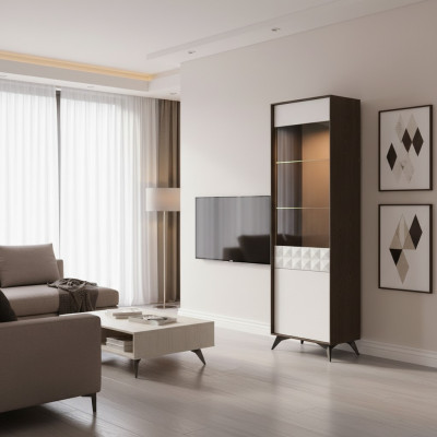 Vitrine moderne Armoire Vitrines Salon d'exposition Design Armoires en verre Mobilier neuf