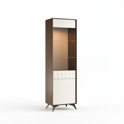 Vitrine moderne Armoire Vitrines Salon d'exposition Design Armoires en verre Mobilier neuf