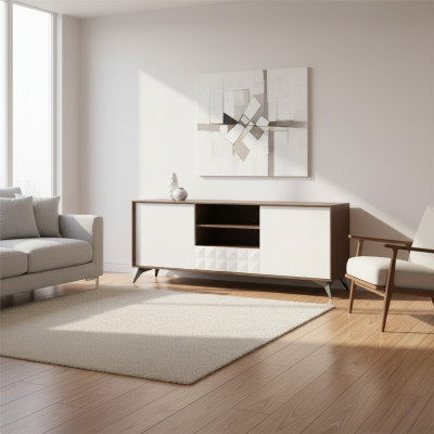 Meuble de télévision design bahut télévision Meuble bas de luxe neuf Étagères Armoire neuve Tables de chevet