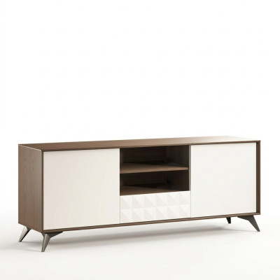 Meuble de télévision design bahut télévision Meuble bas de luxe neuf Étagères Armoire neuve Tables de chevet