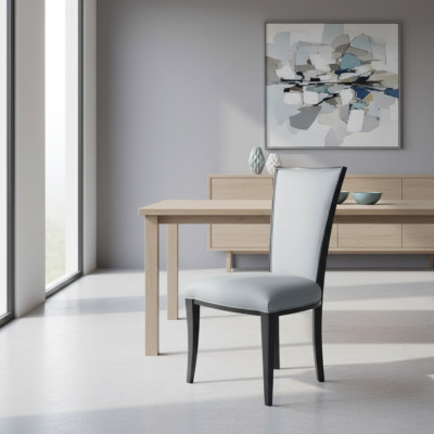 Chaise en bois massif Chaise de salle à manger Chaises design Salon Lehn Lounge Bois neuf
