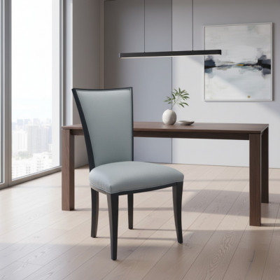 Luxueux ensemble de fauteuils 8x sièges du groupe Chaise rembourrée Chaises suite bois massif