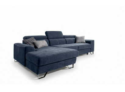 Stylisch, sehr weiches, ultrabequemes Ecksofa in modischem und luxuriösem Bezug