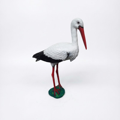 Cigogne abstraite oiseau décoration de jardin statue nouvelle sculptures figurines sculpture