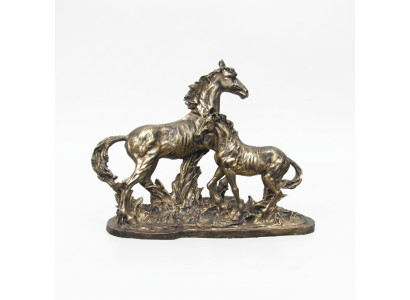 Sculpture pesaro en cuivre coloré Pégase Cheval Statues Décoration Abstraite Chevaux