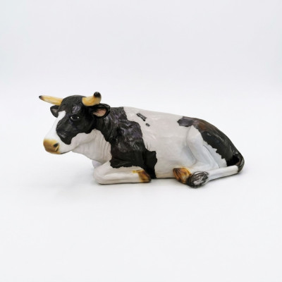 Décoration de vache en métal pour la ferme, jardin, sculptures de vaches, 150 cm neuve.