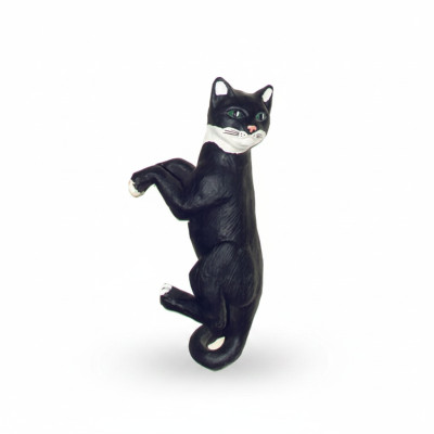 Décoration Jardin Figurines en Plastique Statue de Chat Peinte à la Main Suspendue 60 cm