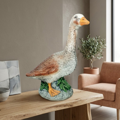 Statue décorative de jardin en plastique 44 cm grandeur nature nouveau.