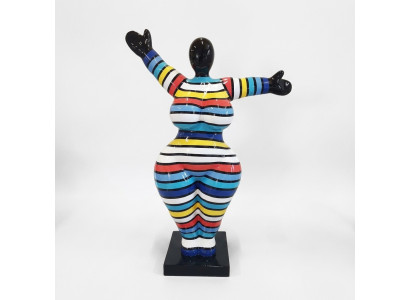 Figurines de design abstrait 120 cm statues jardin salon sculpture XXL neuve