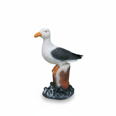 Figurine déco mouette oiseau jardin figures sculpture statues sculptures 43cm neuf