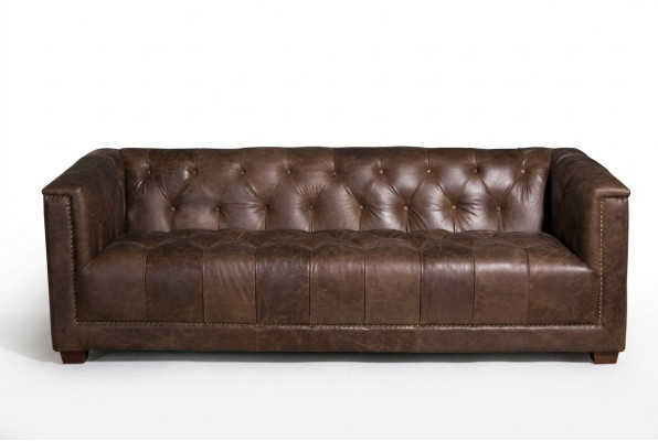 Chesterfield Ensemble de canapé 3+1 places Canapé Canapé en tissu en cuir Suite de canapés