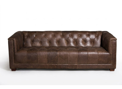 Chesterfield Ensemble de canapé 3+1 places Canapé Canapé en tissu en cuir Suite de canapés