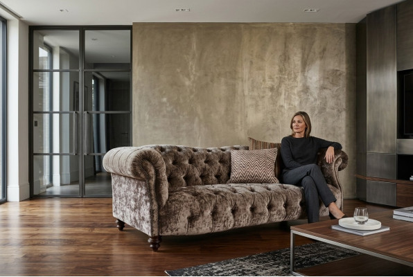 Canapé Chesterfield Canapé Tissu Rembourrage Canapés en Cuir Ensemble Rembourrage 3 Places