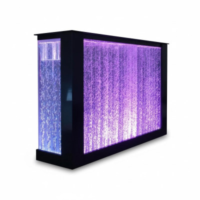 Table de bar mur d'eau Comptoir de bar éclairé Table de bar illuminée Étagère à LED pour comptoir de bar