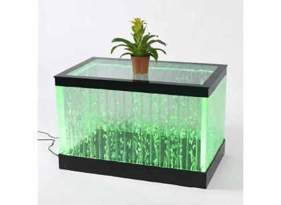 Conception Table Table basse Colonnes d'eau Colonne Eau Tables de canapé LED