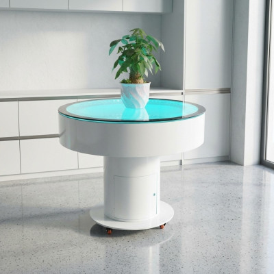 Table ronde Table de bar Tables rondes LED Jeu d'eau éclairé par LED