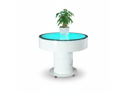 Table ronde Table de bar Tables rondes LED Jeu d'eau éclairé par LED
