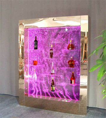 Étagère murale LED Water Wall Bar Meubles Étagères Fantaisie Armoire