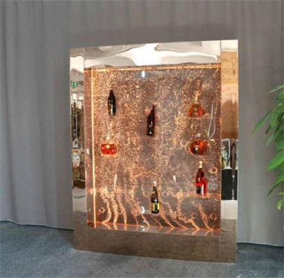 Étagère murale LED Water Wall Bar Meubles Étagères Fantaisie Armoire