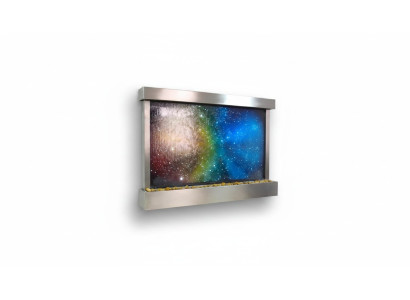 LED mur d'eau colonnes d'eau design cadre photo cascade 145x97