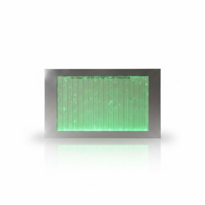 Panneau mural avec des bulles d'eau, mur d'eau LED, image d'eau designeur