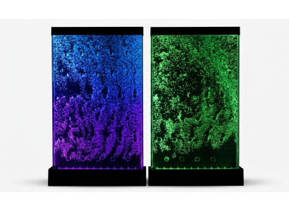 Panneau mural avec des bulles d'eau mur d'eau LED designer d'eau murale