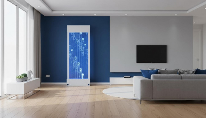Étagère de séparation Armoire Mur d'eau Colonne Murs Mur d'eau LED