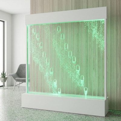 Moderner Wasserspeicherwände LED-Wasserwand beleuchtete dekorative Wand
