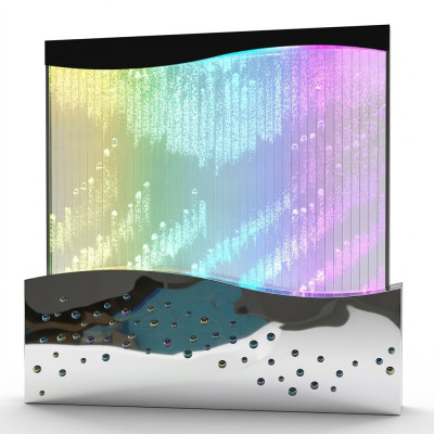 Panneau mural à bulles d'eau mur d'eau LED mur d'eau design