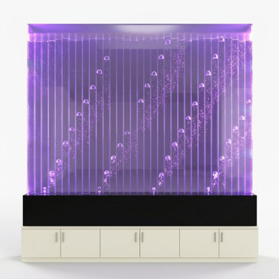 Moderner Teilungswasser-Dekorationswände LED-Wasserwand beleuchtete Wand