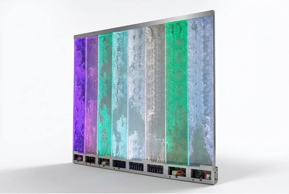 Panneau mural LED Mur d'eau Murs d'eau Moderne Bulles d'eau Mur décoratif