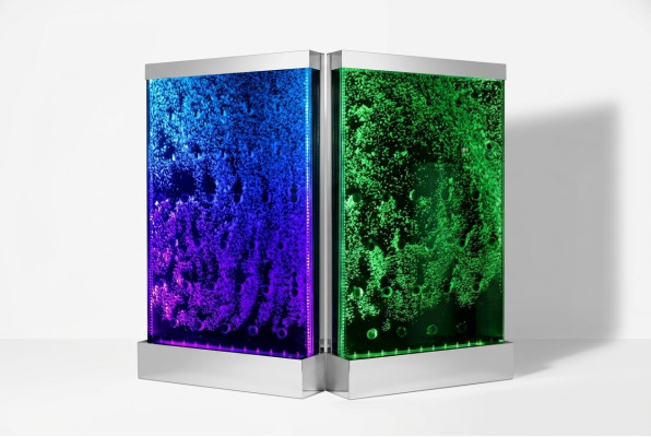 Étagère de division Armoire d'eau Mur Colonne Murs LED 120x200