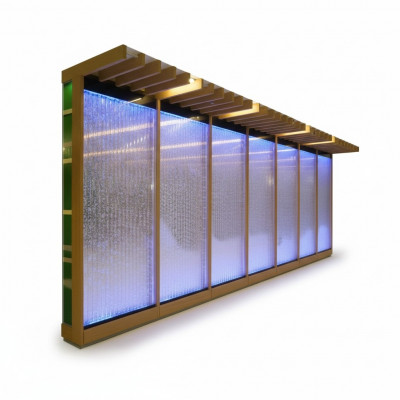 Étagère de partition Penderie Mur d'eau Colonne Murs LED 60x240 Murs d'eau Mur d'eau