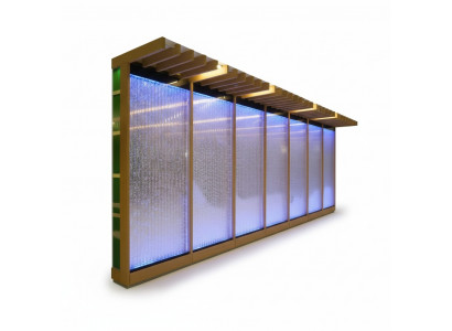 Étagère de partition Penderie Mur d'eau Colonne Murs LED 60x240 Murs d'eau Mur d'eau