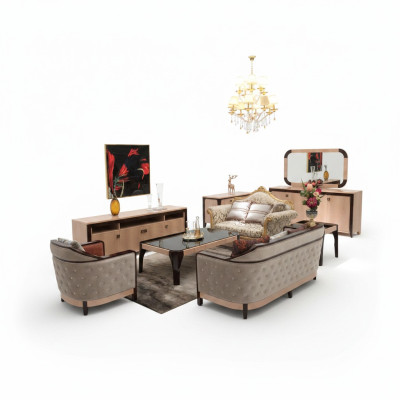 Canapé Ensemble de canapés 3+1 places Suite Design Canapés modernes Siège nouveau