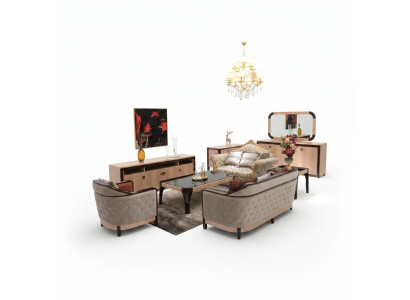 Canapé Ensemble de canapés 3+1 places Suite Design Canapés modernes Siège nouveau