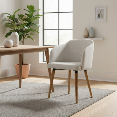 Chaise 6x Chaise rembourrée de salle à manger Fauteuil Lounge Fauteuil Ensemble neuf Club télévisé