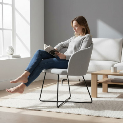 Ensemble de chaises design 6x Chaise Groupe Suite Chaise inclinable Salle à manger d'attente