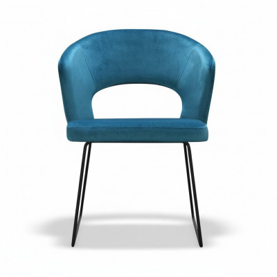 Chaises longues inclinables modernes Groupe de 8 chaises Revêtement vert Conception accoudoirs