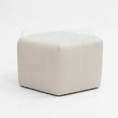 Repose-pieds en tissu Ottoman Velours Tabouret Pouf Pouf Textile