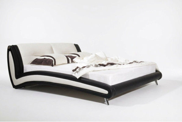Lit de concepteur Lits Lit de mariage Lit double Lit rembourré Chambre à coucher Lit en cuir