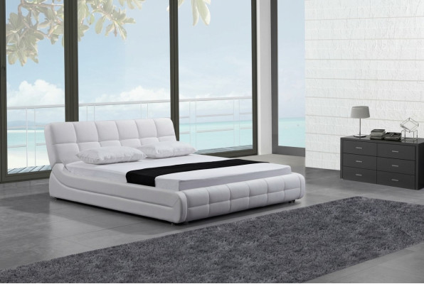 Lits Lits modernes Rembourrage Double Mariage Hôtel Luxe Cuir Designer