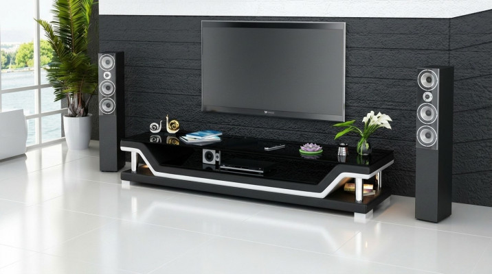 Meuble TV design Commode TV Buffet Bahut Commode Basse Armoire décorative de salon