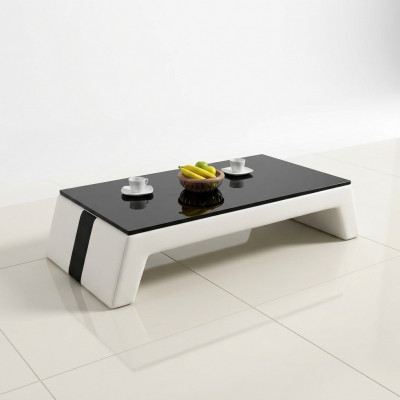 Table basse Table basse Design en verre Tables d'appoint Table Tables Salon