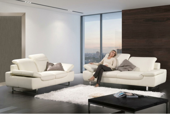 Sets Set Sofa set Groupe Suite Canapés Canapé Rembourrage Cuir 32 Siège