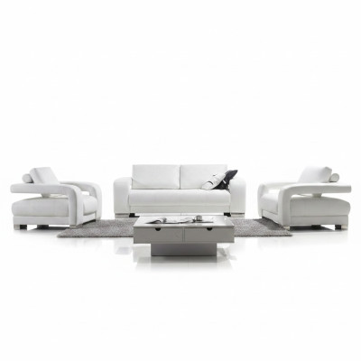 Ensemble de canapés Design Canapés Rembourrage Cuir 311 Ensembles de places Assises Cuir