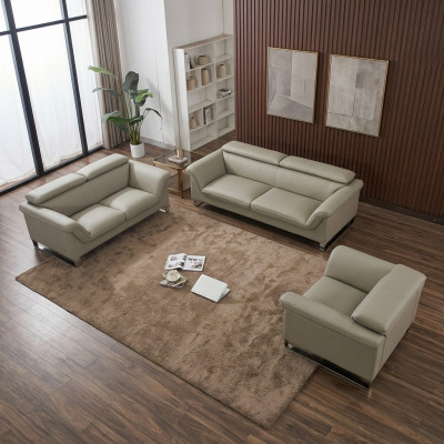 Ensemble de canapés en cuir, canapé, canapé, canapés 3 places, canapé en tissu, canapé 3 pièces, fauteuil