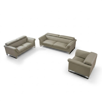Ensemble de canapés en cuir, canapé, canapé, canapés 3 places, canapé en tissu, canapé 3 pièces, fauteuil